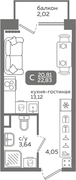 Планировка квартиры 292