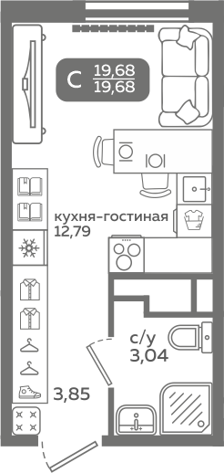 Планировка квартиры 119
