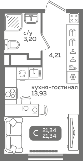 Планировка квартиры 123