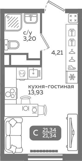 Планировка квартиры 108