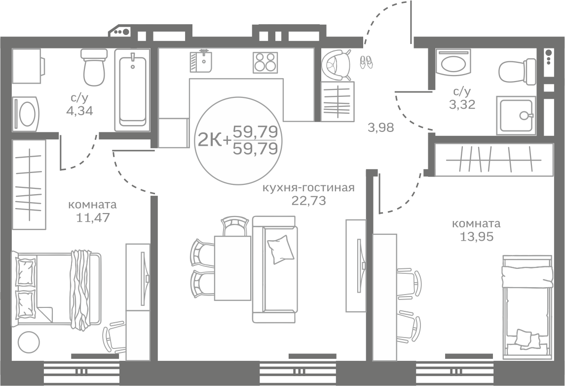 Планировка квартиры